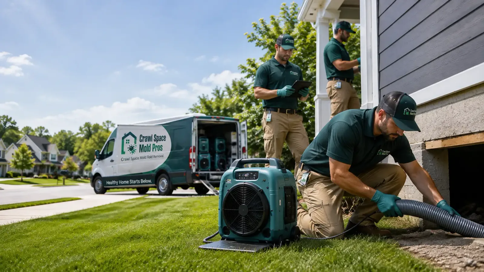 Crawl Space Mold Removal in South Egremont, MA